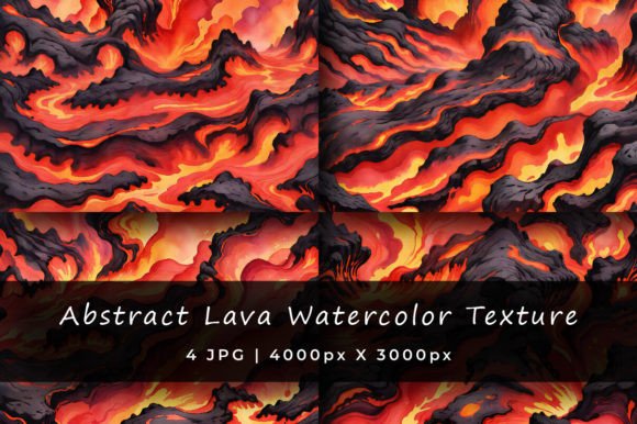 Abstract Volcanic Lava Backgrounds for Crafters & Handmade Sellers