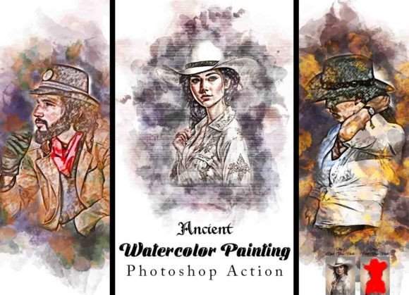 Ancient Watercolor Painting Action Review
