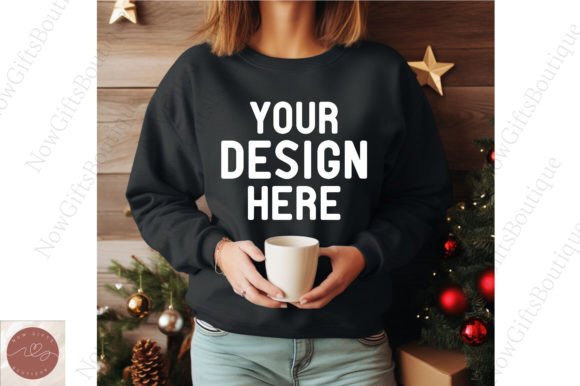 Beige & Black Sweatshirt Mockups Bring Versatile Style to Hoodies Amp Projects