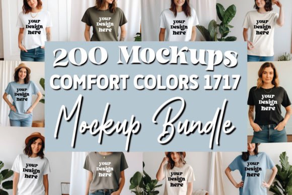 Comfort Colors 1717 Mockup Bundle: A Designer’s Real-World Review for Client Projects