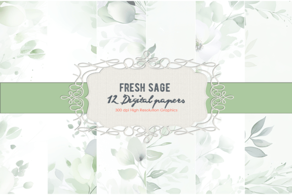 Fresh Sage Background Digital Paper: A Brand Designer’s Review for Marketing & Content Creation