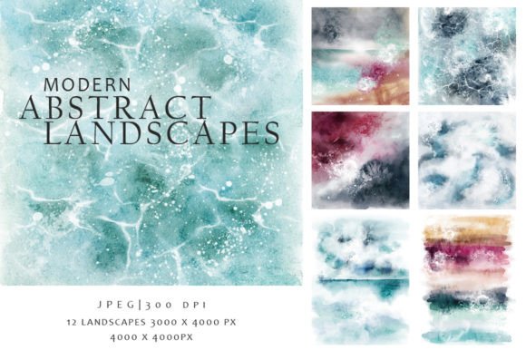 Modern Abstract Landscapes: A Designer’s Real-World Review for Branding & Marketing Projects