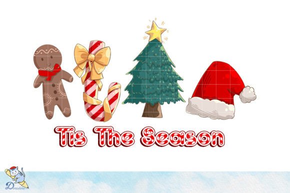 Tis the Season Retro Sublimation: A Crafts-Inspired Design Asset for Holiday Branding