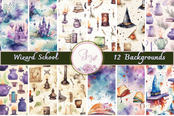 Wizard School Digital Paper Background: A Brand Designer’s Review for Marketing Magic